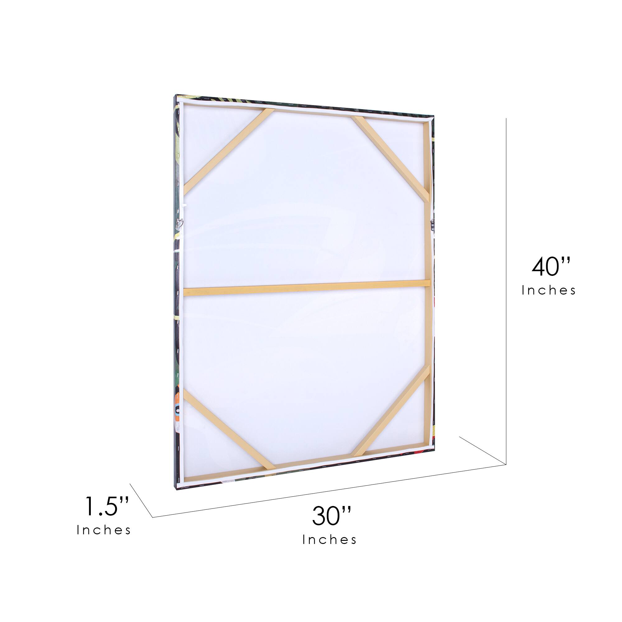 Toucan Birds Outdoor Canvas Art Print - 35"x35"